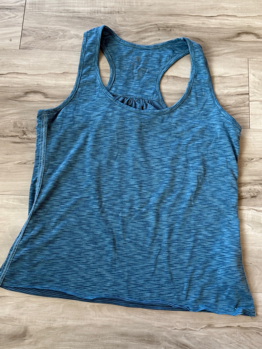 Kuhl Blue Heathered Racerback Athletic Tank Top Hiking Activewear Size X-Small